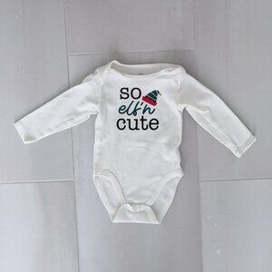 (4/$20) The Littlest - Christmas Bodysuit for Baby